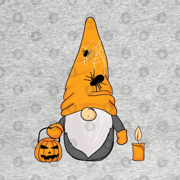 Halloween cute gnome by Peach Lily Rainbow